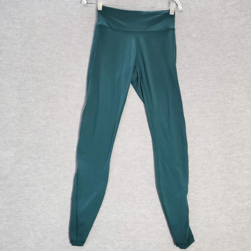 Lululemon Women Activewear Pants‎ 6 Green Essential Rhythm Legging Yoga Workout